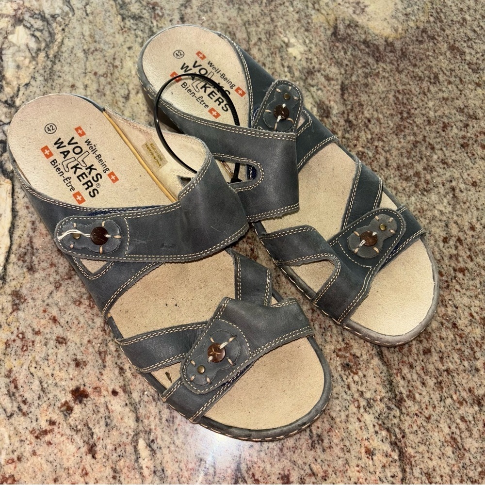 Volks Walkers Gray Comfort Sandals